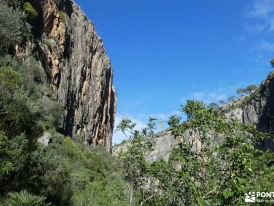 La Serranía-Hoces Río Turia; crampones la panera nordic walking viajes a canarias montejo de la sier